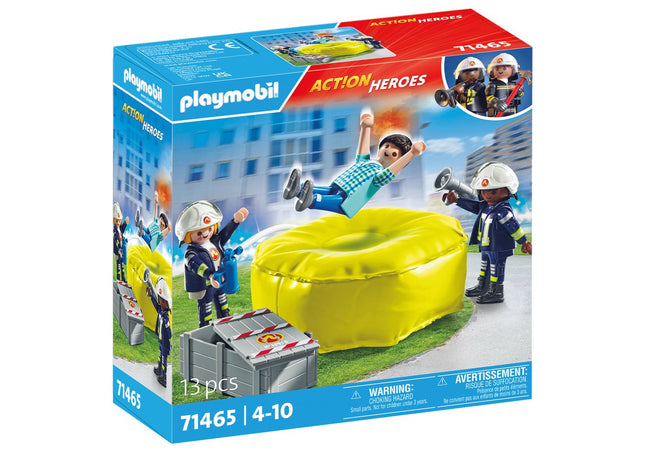 Playmobil Action Heroes Firefighter With Air Pillow 71465