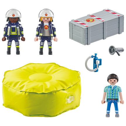 Playmobil Action Heroes Firefighter With Air Pillow 71465