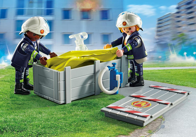 Playmobil Action Heroes Firefighter With Air Pillow 71465