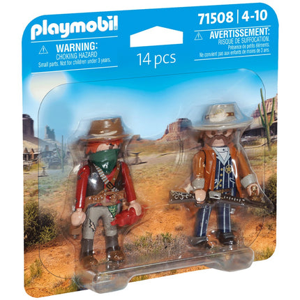 Playmobil Duopacks Bandit And Sheriff 71508