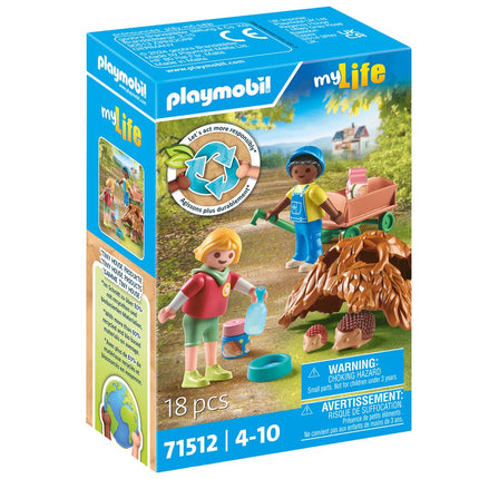 Playmobil My Life Care Of The Hedgehog Family 71512