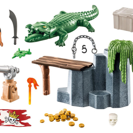 Playmobil Pirates Pirate With Alligator 71473