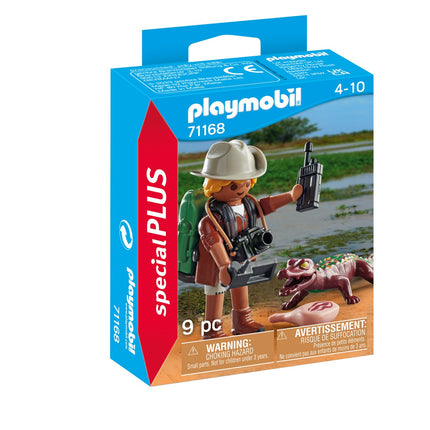 Playmobil Special Plus Researcher With Young Caiman 71168