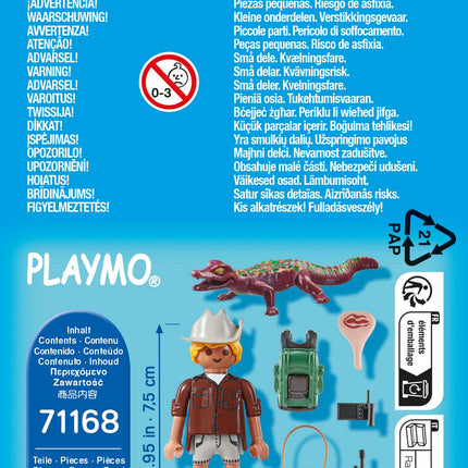 Playmobil Special Plus Researcher With Young Caiman 71168