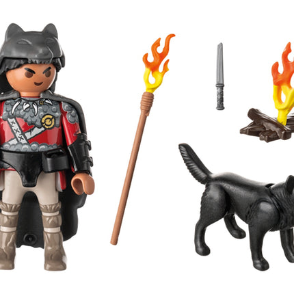 Playmobil Special Plus Warrior With Wolf 71482
