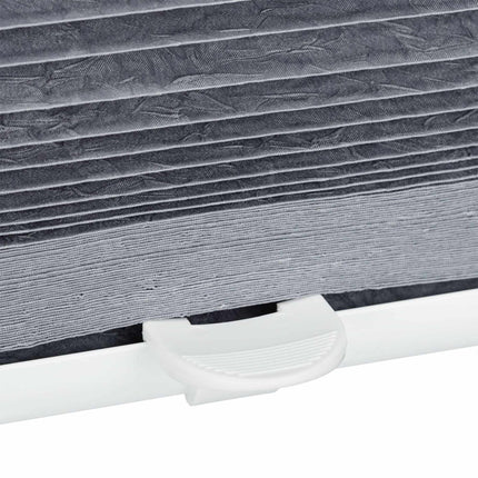 Pleated blind gray without drilling