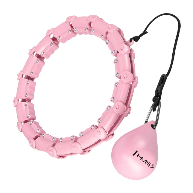 Plus Size Weighted Hula Hoop, Light Pink