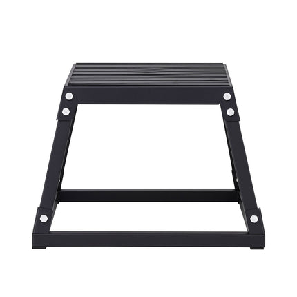 Plyometric Jump Box, 12 Inch Steel, Anti-Slip 500 Lb
