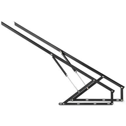 Pneumatic Bed Lift Mechanism Kit, 152 cm, Black, 120 kg