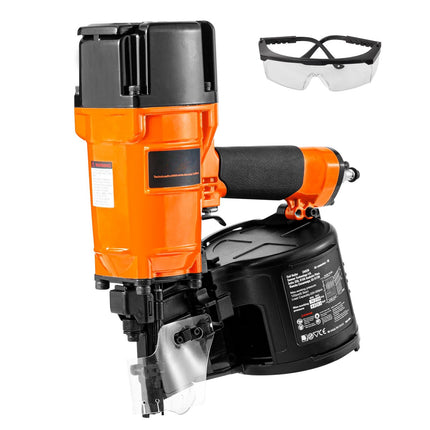 Pneumatic Coil Nailer, 15-Degree, 2-3-1/4 in, Depth Adjustment