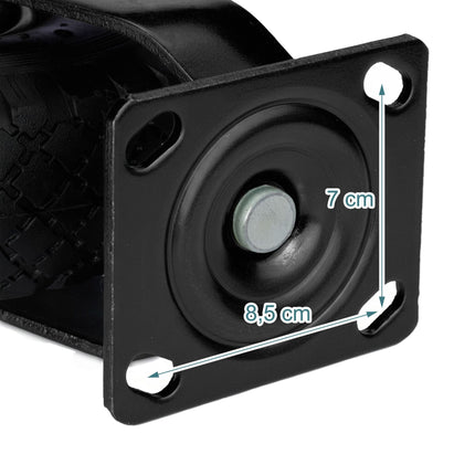 Pneumatic Swivel Castor, 3.00-4, High Load Capacity