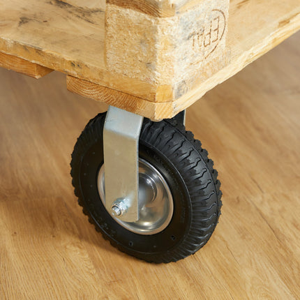 Pneumatic Swivel Castor, 360° Rotation, Heavy-Duty