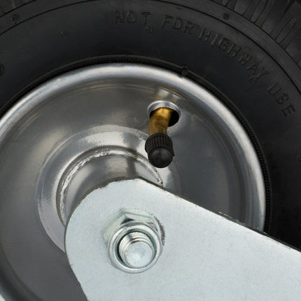Pneumatic Swivel Castor, 360° Rotation, Heavy-Duty