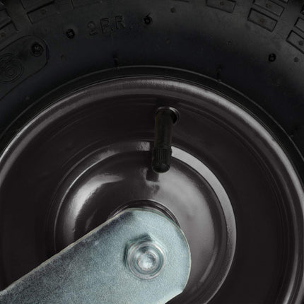 Pneumatic Tyre Swivel Castor, 3.50-6, Heavy-Duty Steel