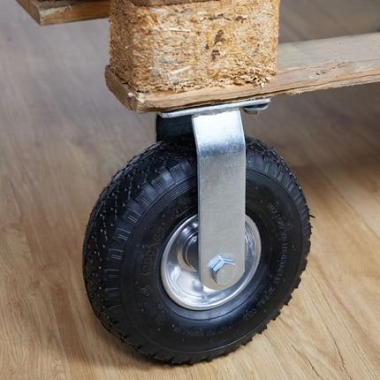 Pneumatic Tyred Load Castor with Steel Plate