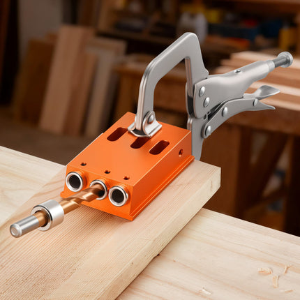 Pocket Hole Jig Kit, 1/2–1-1/2 In, Case and C-Clamp