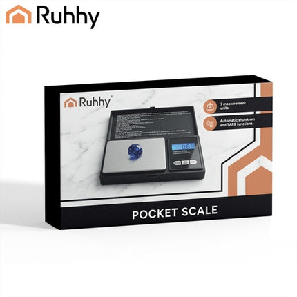 Pocket Jewelry Scale, 200g Capacity, 0.01g Accuracy