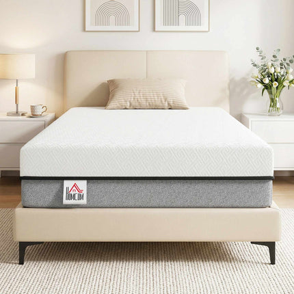 Pocket Spring Mattress with Gel Memory Foam, Green Tea, 200x90x20 cm