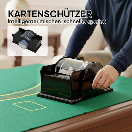 Poker Set with 300 Chips, 2 Decks, Dice, Case for 8 Players