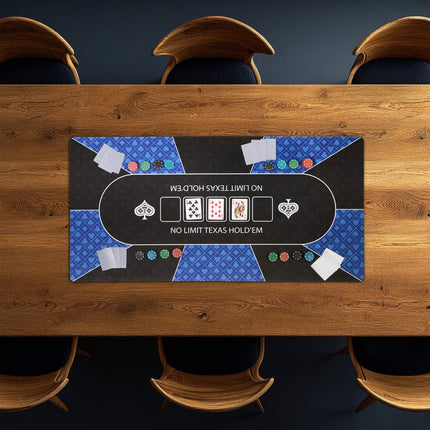 Poker Table Mat, Non-Slip, Waterproof, 120x60 cm