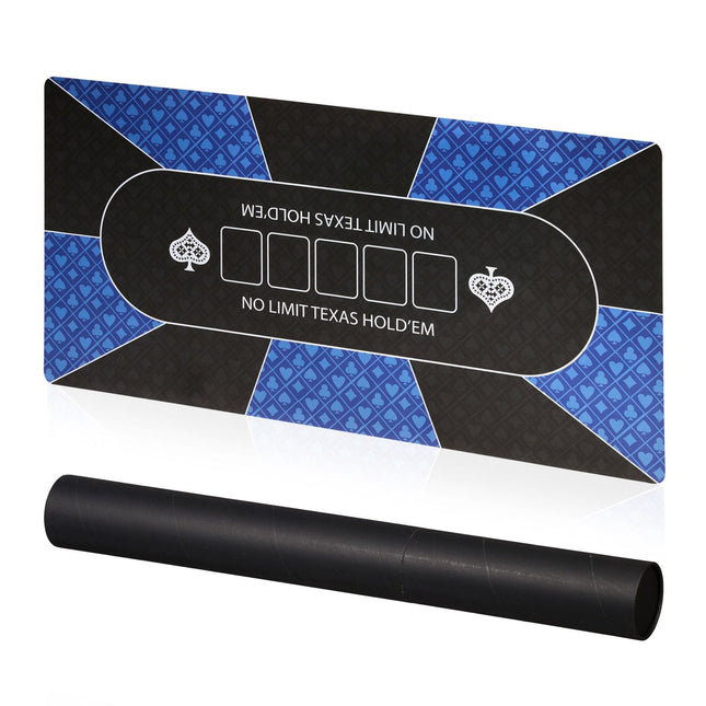 Pokertafelmat, antislip, waterdicht, 120x60 cm
