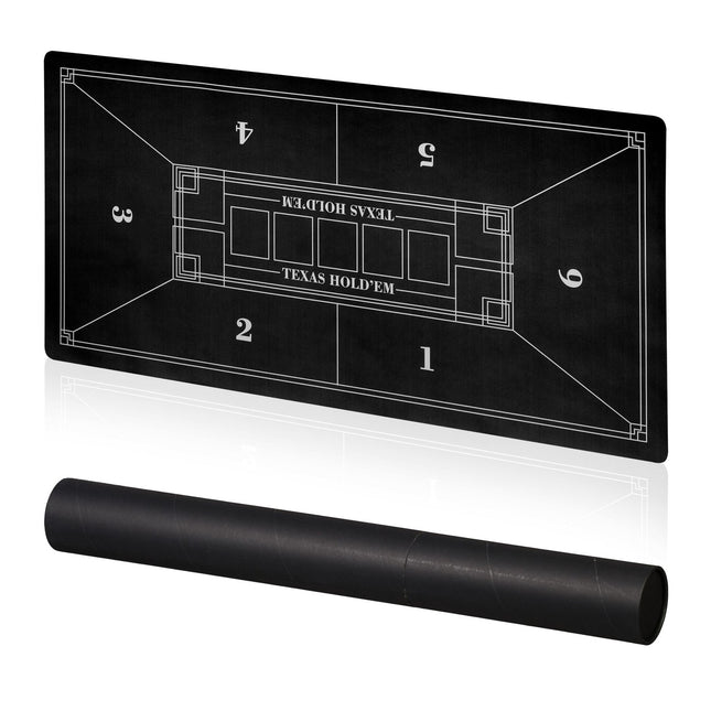 Poker Table Mat, Non-Slip, Waterproof, 120x60 cm