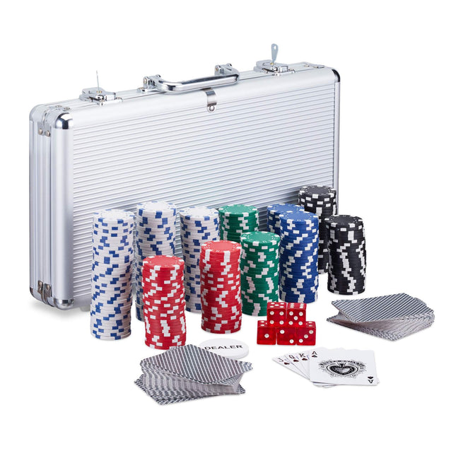 Poker bag with 300 chips