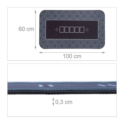 Poker mat 100x60