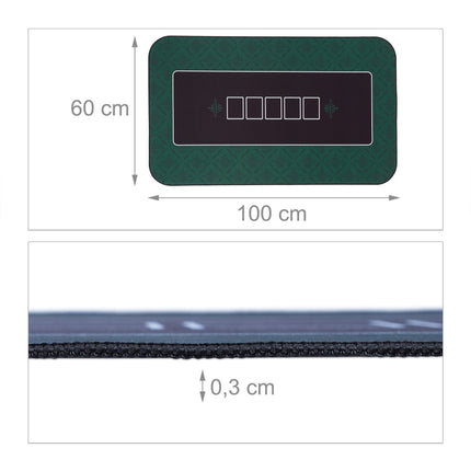 Poker mat 100x60