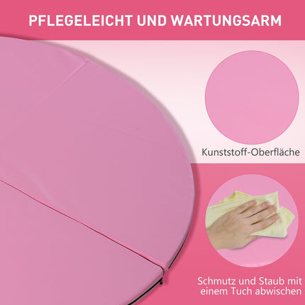 Pole Dance Mat, 5cm Thick, 150cm Diameter, Pink