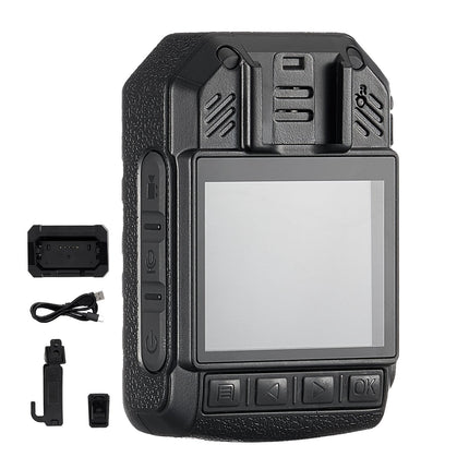 Police Body Camera 2K 128GB, GPS Night Vision