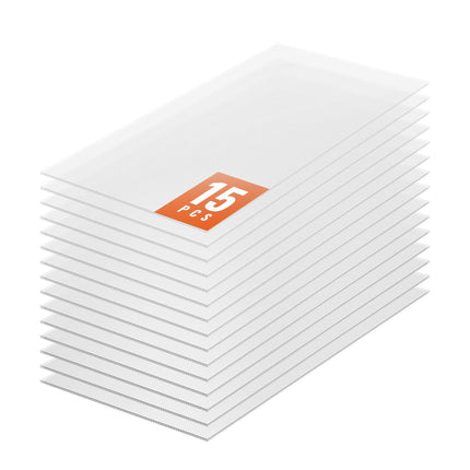 Polycarbonate Greenhouse Panels, 15 Pack, 47.6 x 23.8 in, Clear