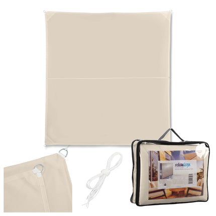 Polyester Shade Sail With Eyelets, Water-Repellent