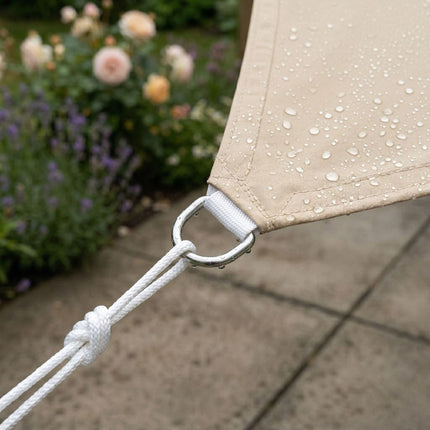 Polyester Shade Sail With Eyelets – Water-Repellent