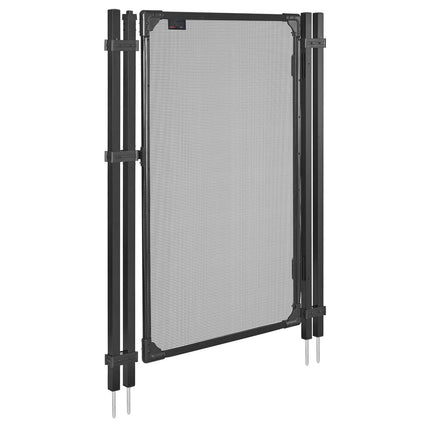 Pool Fence Gate 1.2 x 0.75 m, Self-Closing, Black