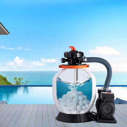 Pool Filter Balls 1.6 kg, Reusable Polyester, Wash Bag