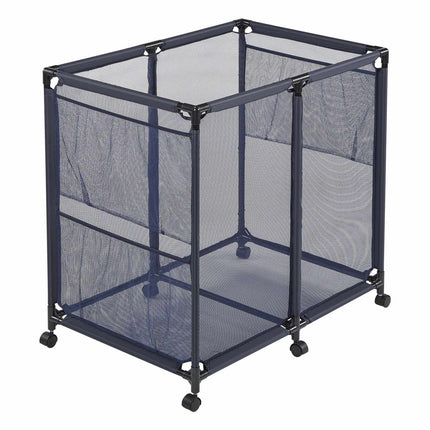 Pool Float Storage Bin, Rolling Mesh Basket 36.8x24in