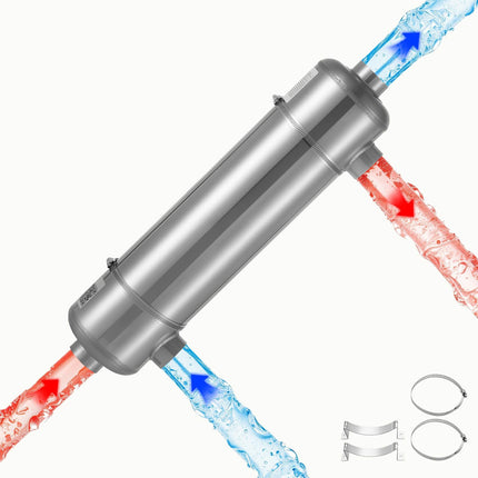 Pool Heat Exchanger, 210K BTU, 316L Stainless Steel