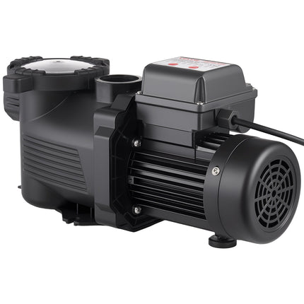 Pool Pump 550W, 14,000 L/H, 24-Hour Timer, Filter Basket