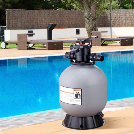 Pool Sand Filter 19-Inch, 45 GPM, 7-Way Valve
