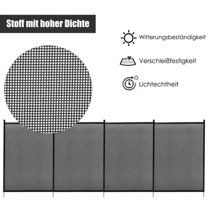 Pool fence, child protection fence, protective fence, pool protection fence, pond fence 366 x 122 cm