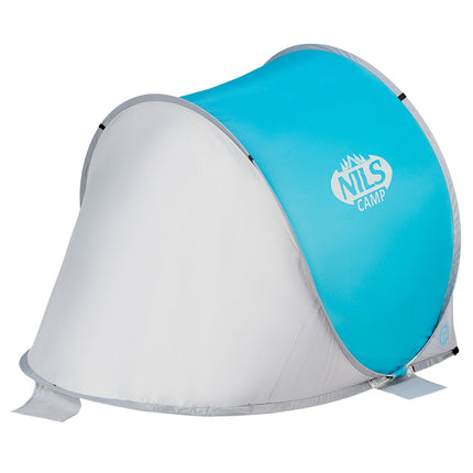 Pop Up Beach Tent, Blue-Grey, UV Protection