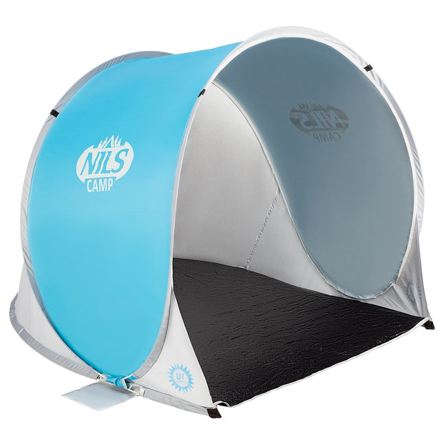 Pop Up Beach Tent, Blue-Grey, UV Protection