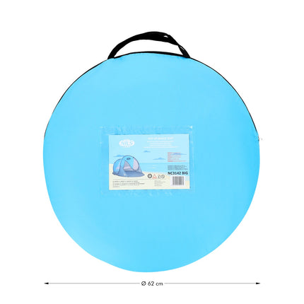 Pop Up Beach Tent, Blue, UV Protection