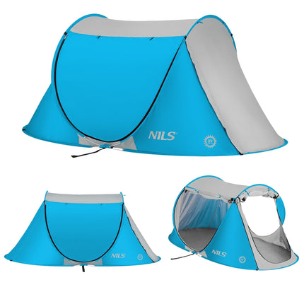 Pop Up Beach Tent, Blue, UV Protection
