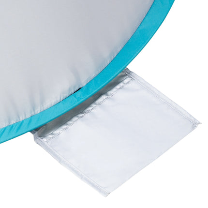 Pop Up Beach Tent, Gray-Turquoise, UV Protection