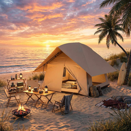 Pop-Up Dome Tent, Waterproof, 2-3 People, 235x235x184cm