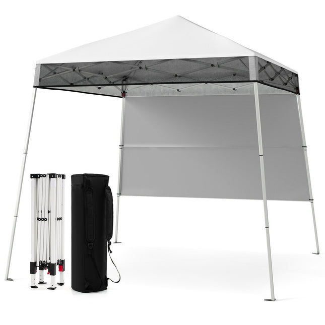 Pop-Up Gazebo 2x2m, Adjustable, Waterproof, White