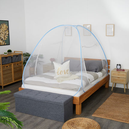 Pop-Up Mosquito Net Tent with Groundsheet, Easy Setup