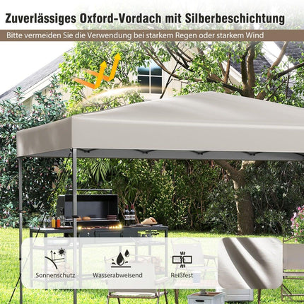 Pop-Up Pavilion 365x225 cm, UV Protection, Portable Bag